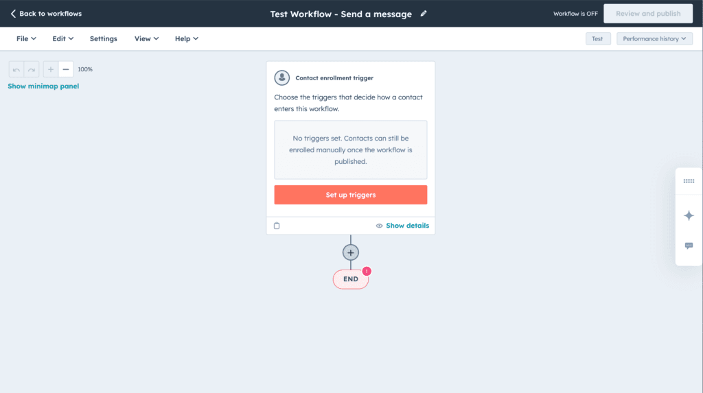 Create a workflow in HubSpot - Discord integration