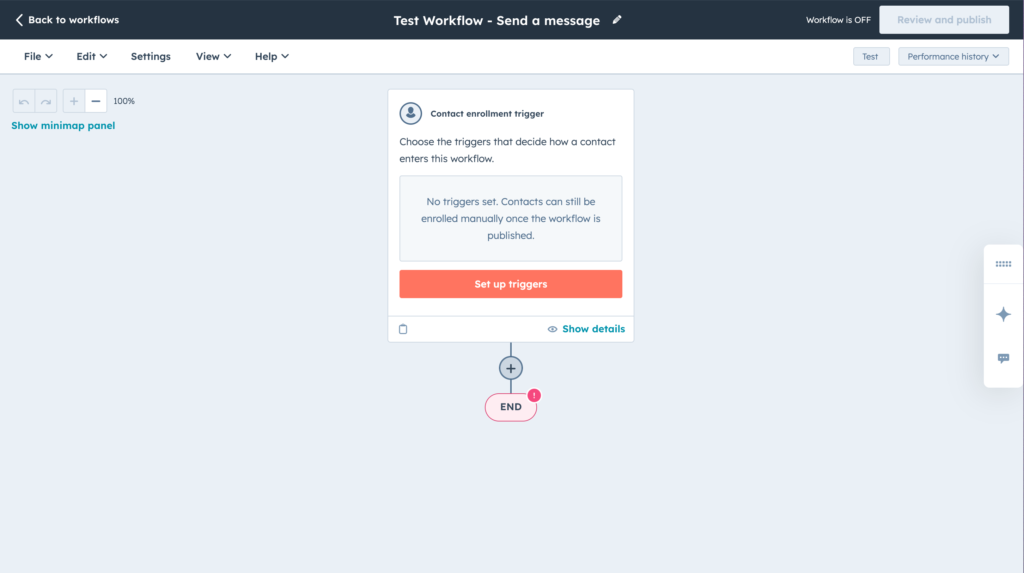 Create a workflow in HubSpot - Discord integration